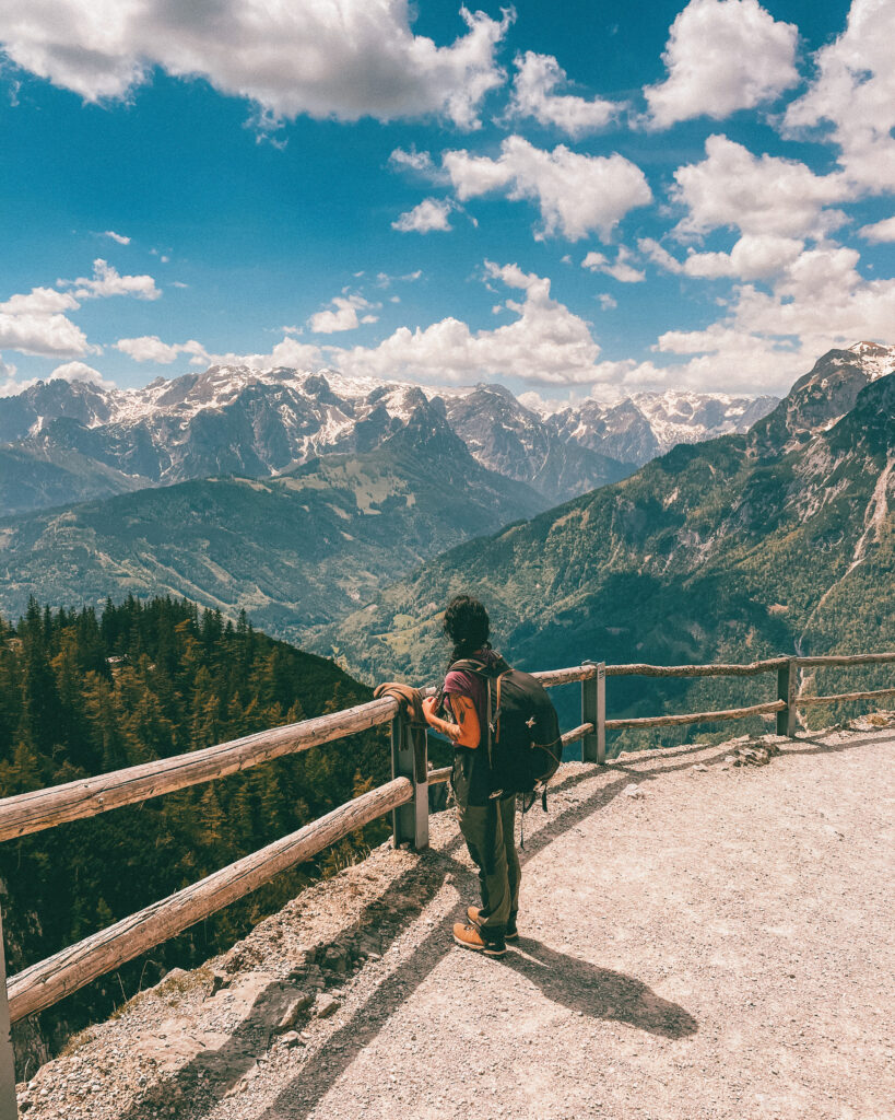 Paesaggio di montagna in Austria