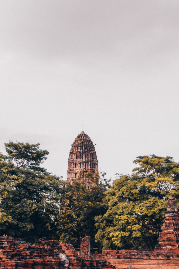 Tempio ad Ayutthaya.