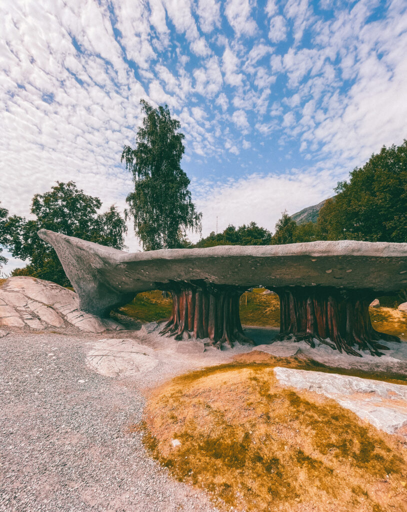 Bagno pubblico di design road trip in Norvegia