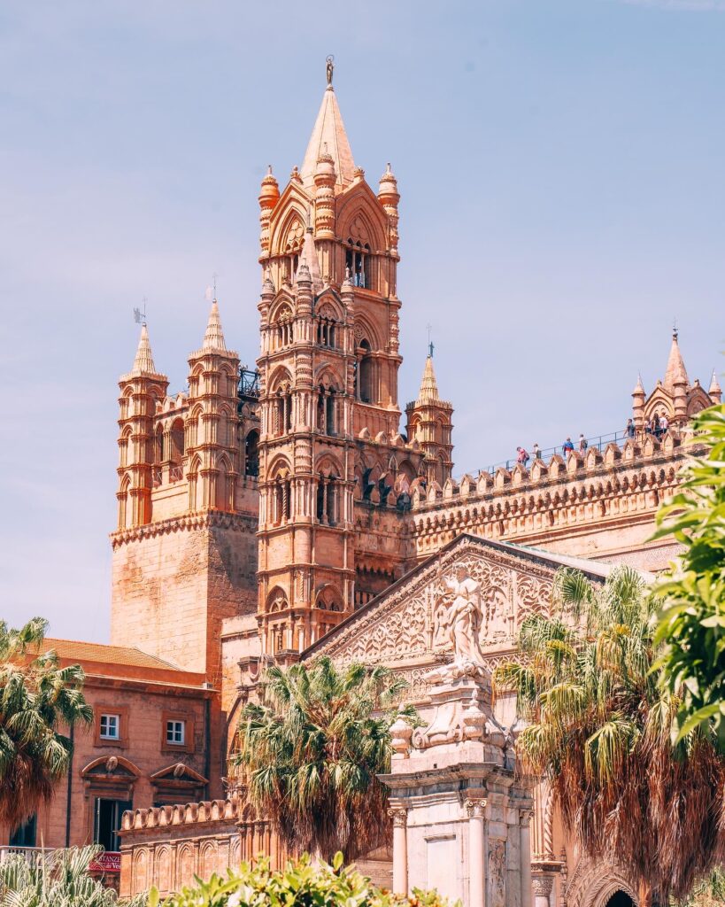 Cattedrale di Palermo road trip itinerario in Sicilia di 15 giorni