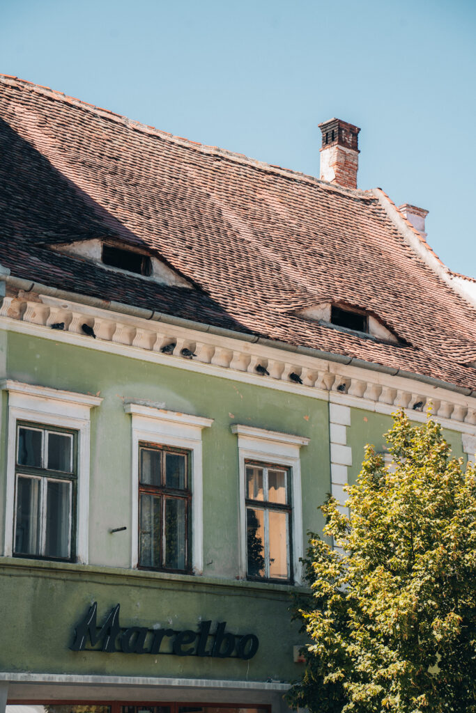 La città degli occhi Sibiu in Transilvania