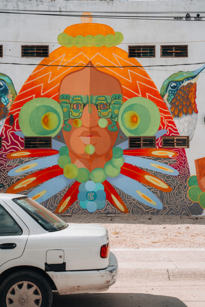 Opera di street art a Bacalar