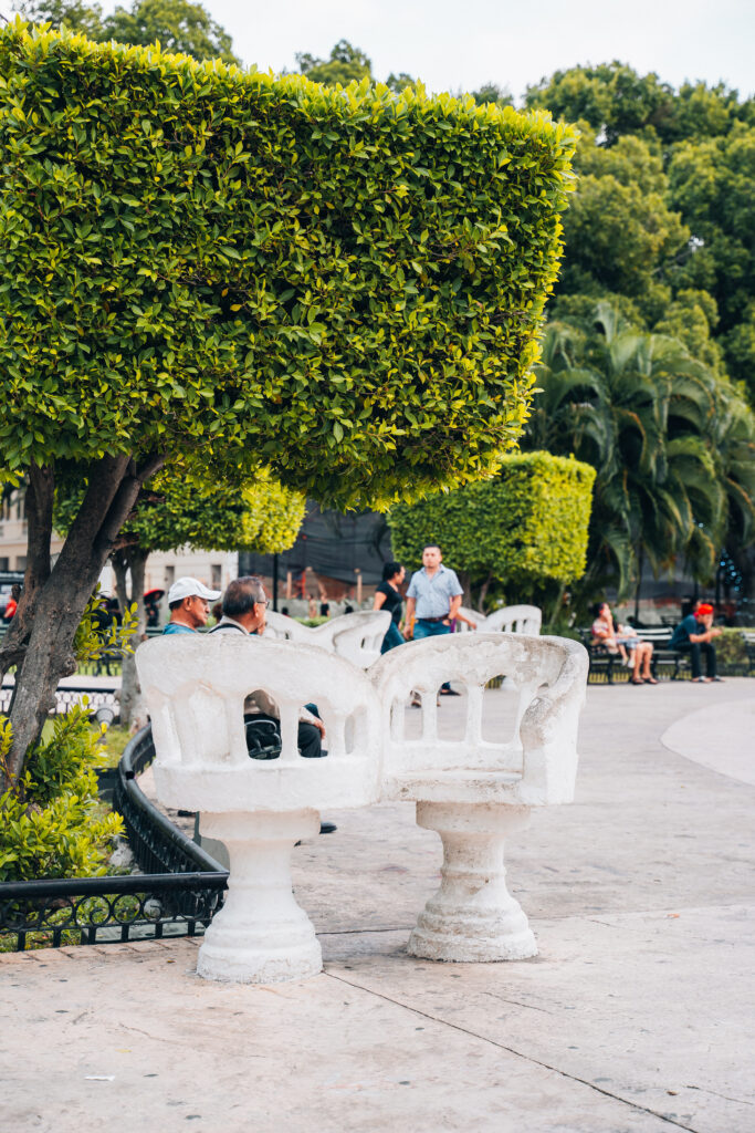 Panchine doppie a Merida