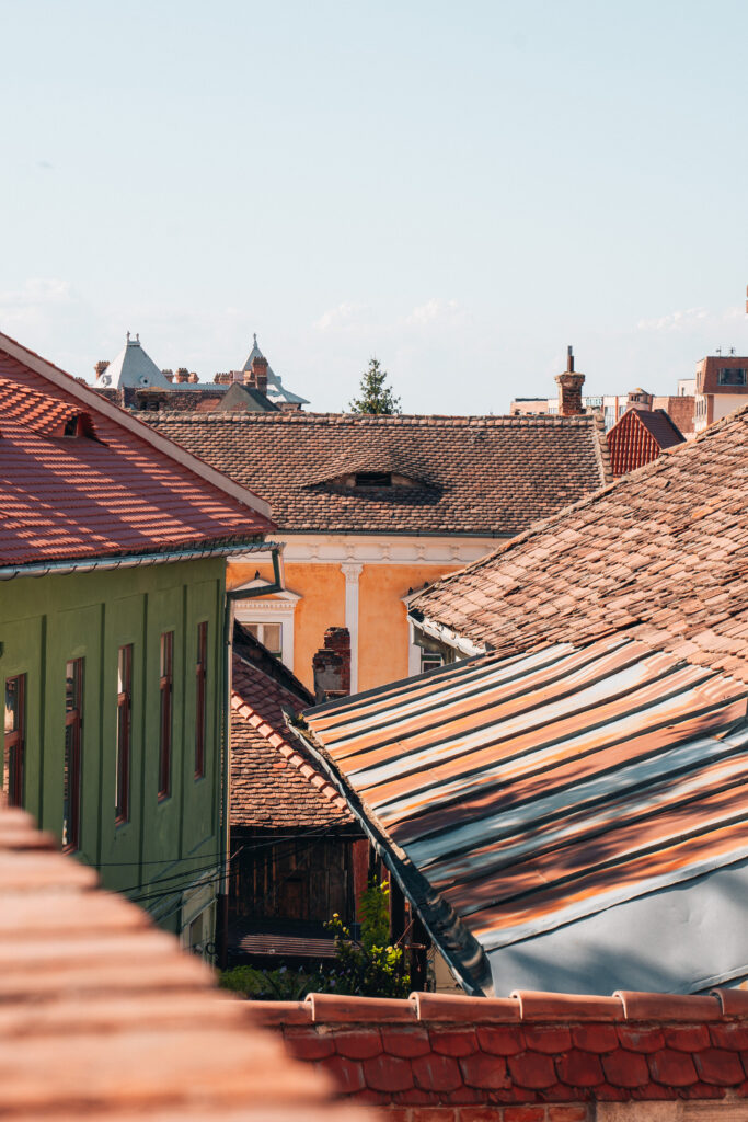 Casa con occhio sul tetto a Sibiu