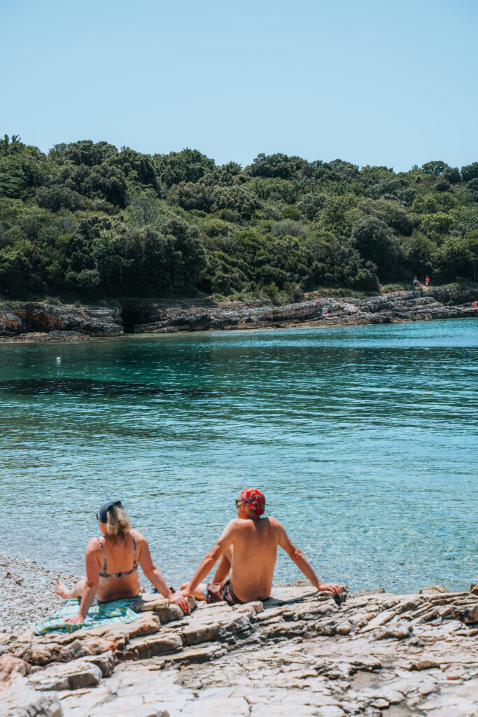 Spiaggia in Istria